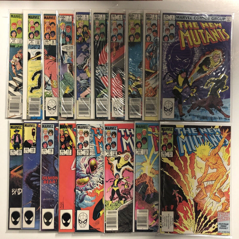 The New Mutants (1983-1987) #1-13,15,17-25,27-97,99,100+Special #1+Annual #3-7