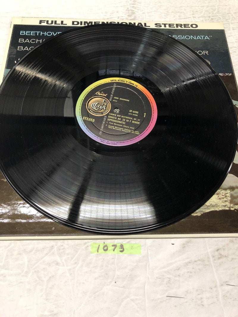 Beethoven Sonata In F Minor John Browning Piano. Vinyl  LP Album