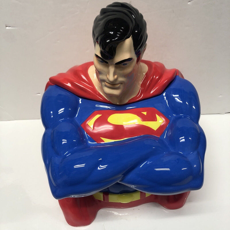 Superman Ceramic Cookie Jar • Limited Edition • Dc Comics • Warner Bros