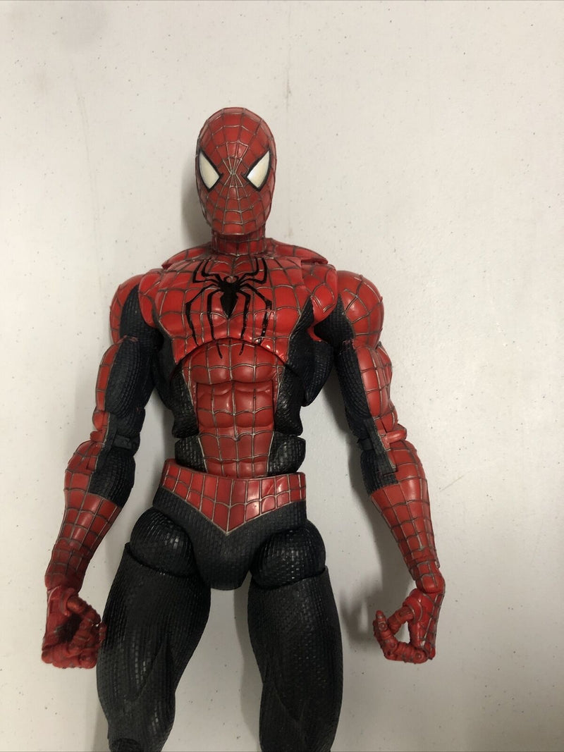 Spider-Man (2002) Marvel Legends • Super Poseable Spider Sense • Red & Black