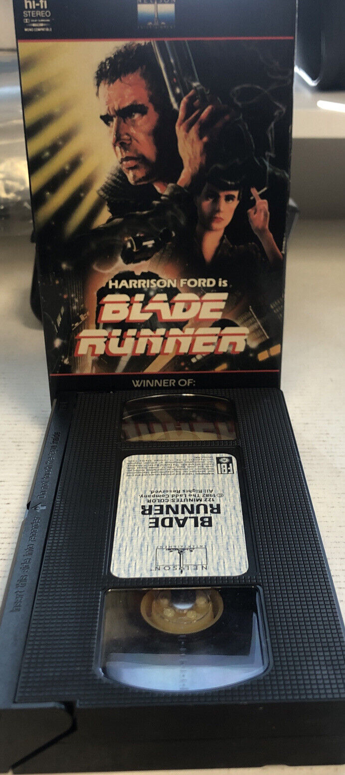 Blade Runner VHS 1987 USA Nelson Entertainment