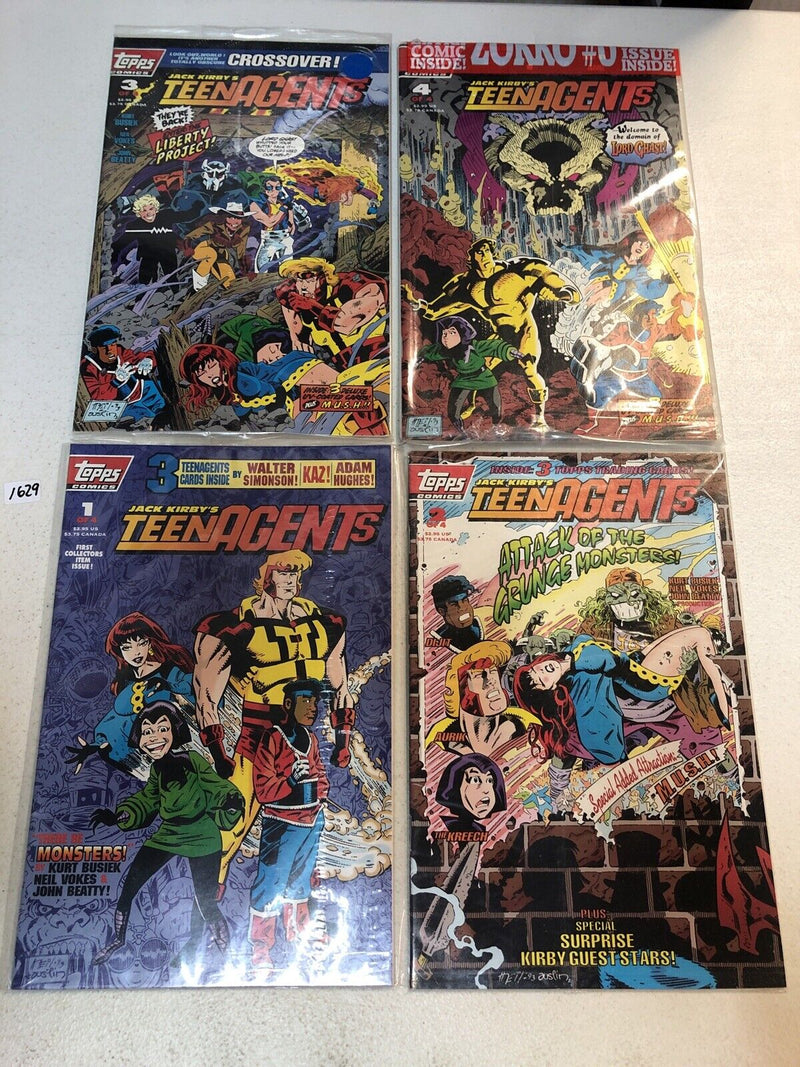 Jack Kirby/Topps (1993) 4 series + 4 o/s (VF/NM) Complete Sets Lot all sealed