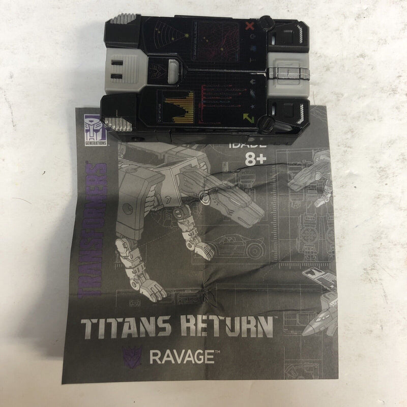 Transformers Generations Titans Return Titan Master Ravage 2015 Complete Mint