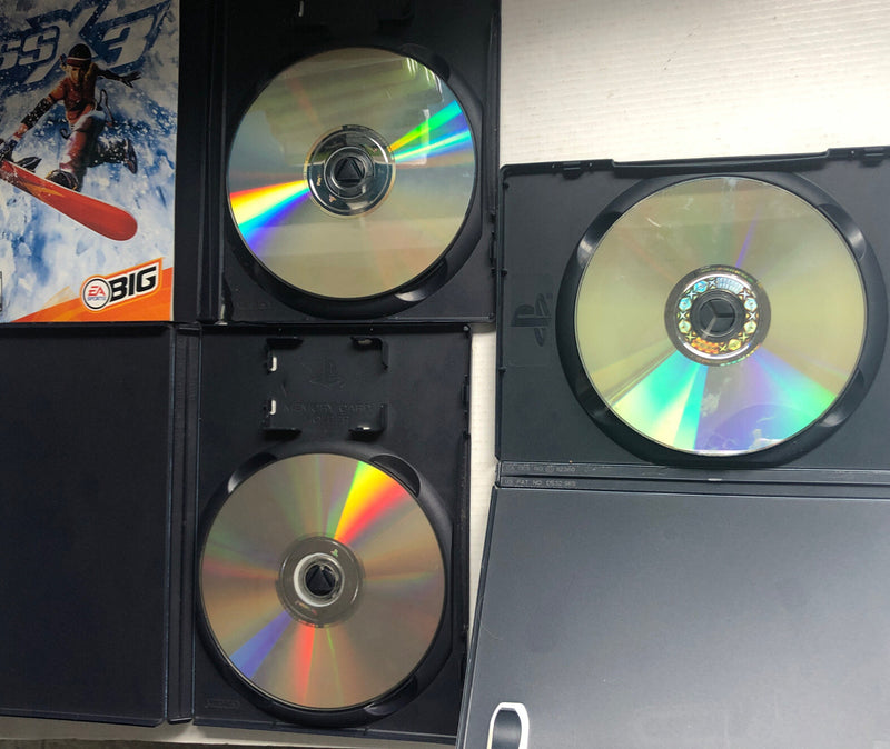SSX3,Tiger Woods PGA 09,NHL 2K3 sports game bundle ps2