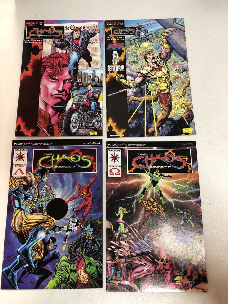 The Chaos Effect (1994) 4 one-shots framing storyline VF/NM Complete Set Valiant