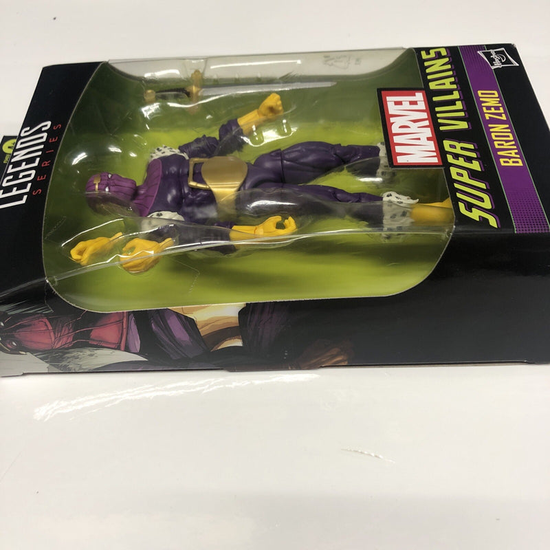 Hasbro Baron Zemo 6 inch•Action Figure • Super Villains •Marvel • Legends Series