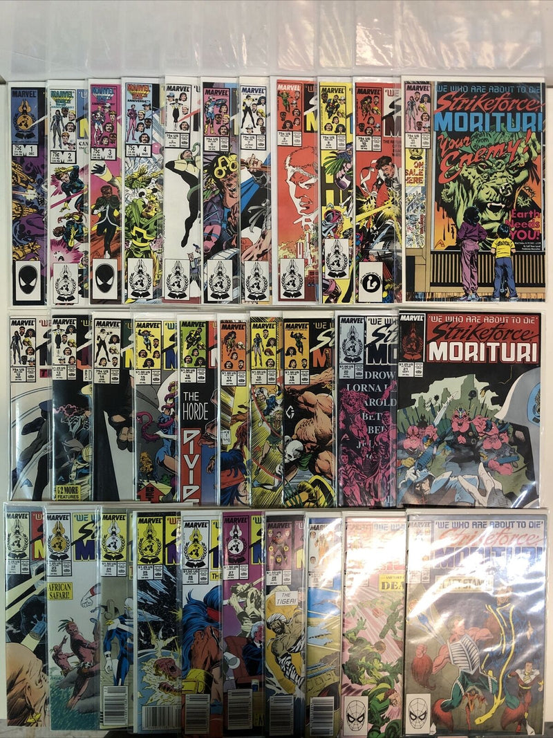 Strikeforce: Morituri (1986) Complete Consequential Set