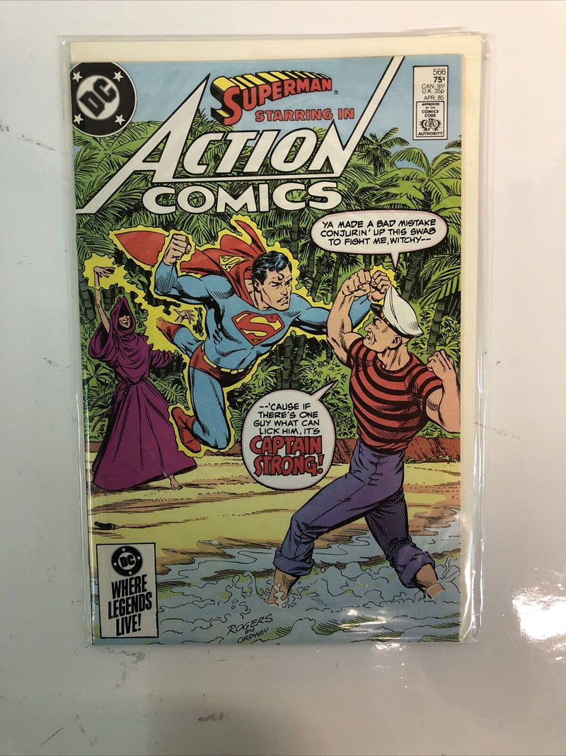 Superman Starring In Action Comics (1983) Complete Set