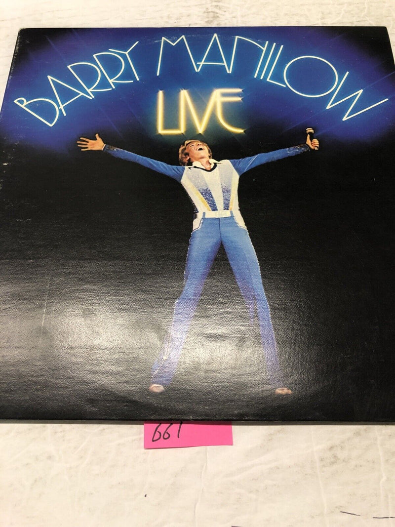 Barry Manilow Live Double Vinyl  LP Albums