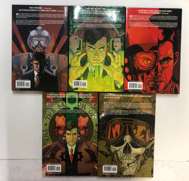 Ex Machina Deluxe Edition Vol 1-5 HC Hardcover Complete Set | Vaughan | Harris