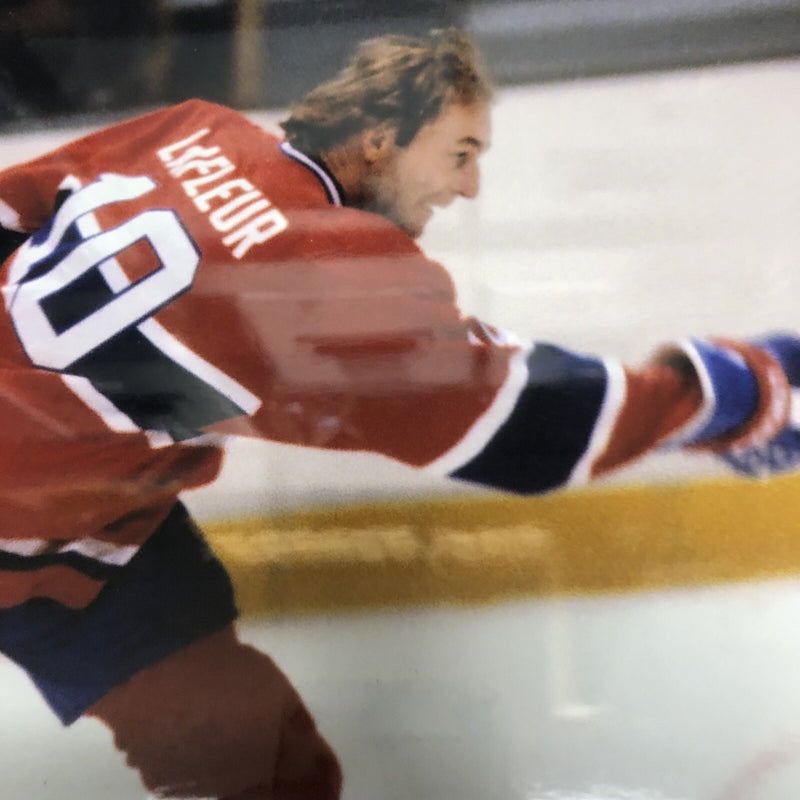 Guy Lafleur • Signed Print • With A Frame • Canadian • Montreal • Hockey •