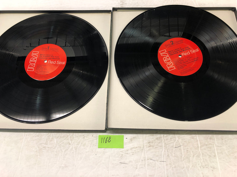 Mario Lanza In His Greatest Hits 36 Selections From 20 Shows Three Vinyl Box Set