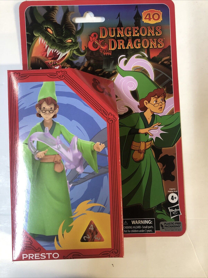 Hasbro Dungeons & Dragons • Presto• Action Figure Set • Cartoon Classics