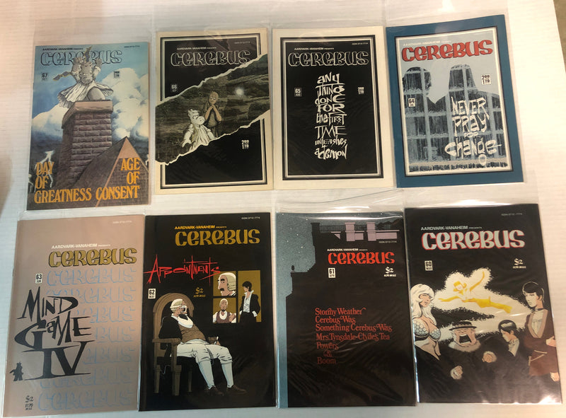 Cerebus Aardvark Vanaheim (1983)# 52-87(F-VF)  Set + Cerebus Jam # 1