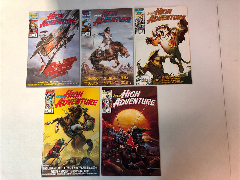 Amazing High Adventure (1984) 1 2 3 4 5 1-5 (FN/VF/NM) Complete Set Marvel