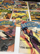 U.S Air Force Comics (1964) Set Of 11 Issues Charlton Comics • Silver Age • Army