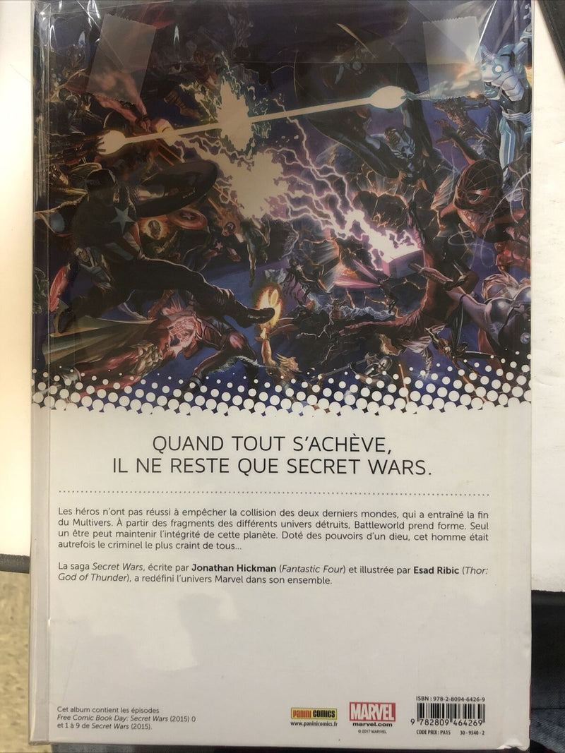 Secret Wars (2017) Marvel TPB HC Jonathan Hickman in French