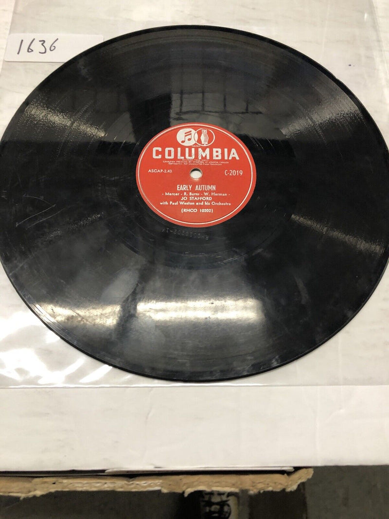 Jo Stafford Jambalaya Shellac 78RPM