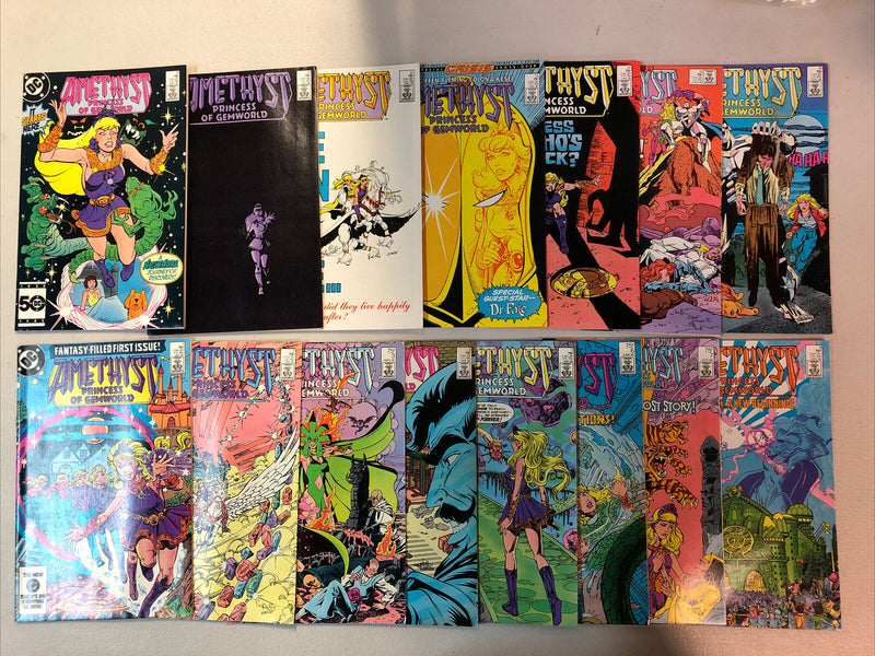 Amethyst (1983) #1-12;1-10 12-16; Legion #298 + more VF/NM Near Complete Run Set