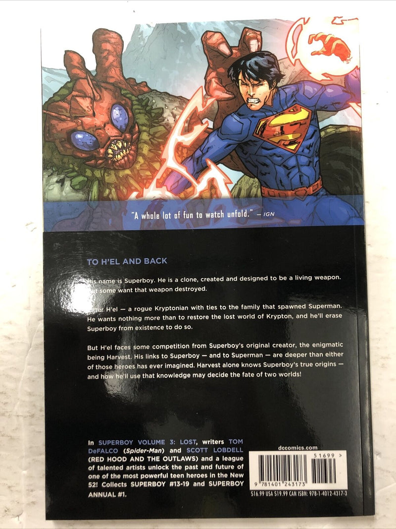 The New 52! Superboy Vol.3 By Tom DeFalco (2013) TPB DC Comics