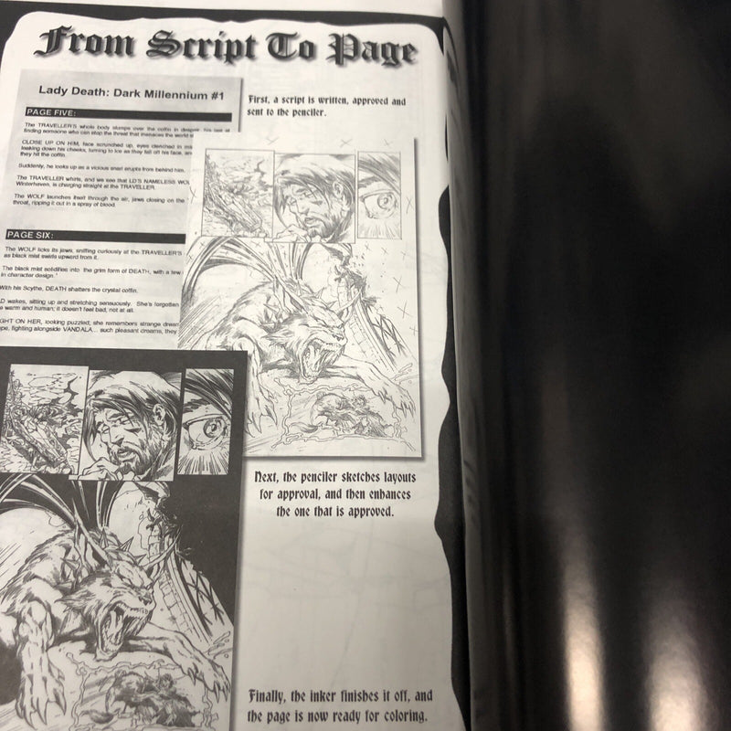 Lady Death : Dark Millenium (2000) (NM) Preview Book • Brian Pulido • Reis