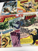 Attack (1971) BronzeAge Set Of 30 Comics • Fighting Forces In Action • Bomber