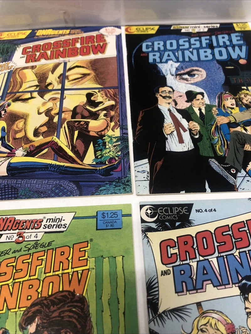 Crossfire Rainbow (1986) # 1-4 • Eclipse Comics • Mark Evanier • Dave Stevens #4