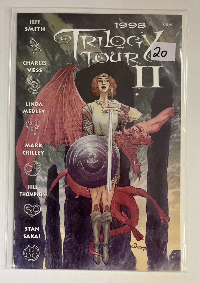 Trilogy Tour #1 (1997) + Trilogy Tour #2 (1998) Cartoon Books Charles Vess|Smith