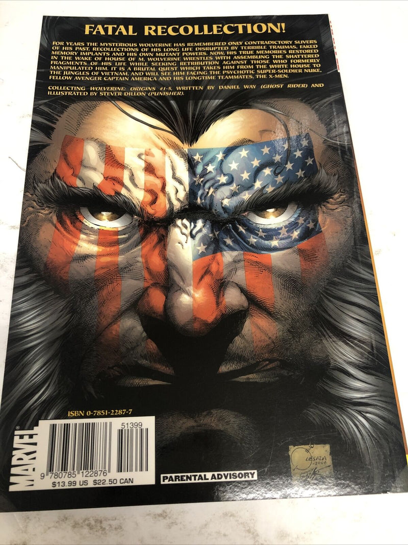 Wolverine Origins Born In Blood (2007) Marvel TPB SC Daniel Way