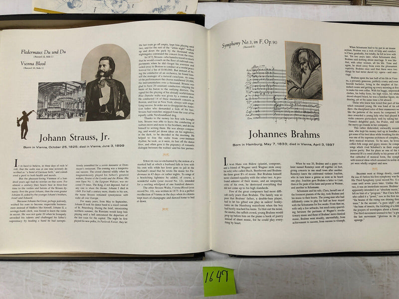 Music Of The World’s Great Composers 11 Vinyl LP Album Box Set