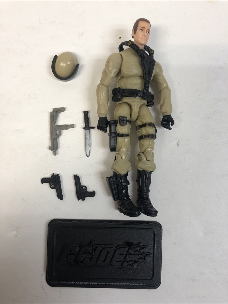 2008 Hasbro G.I. JOE v5 Ralph STEELER Pulaski Target Exclusive Complete Mint