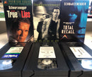 Arnold schwarzenegger (1990) True Lies | Eraser | Total Recall Vhs Bundle