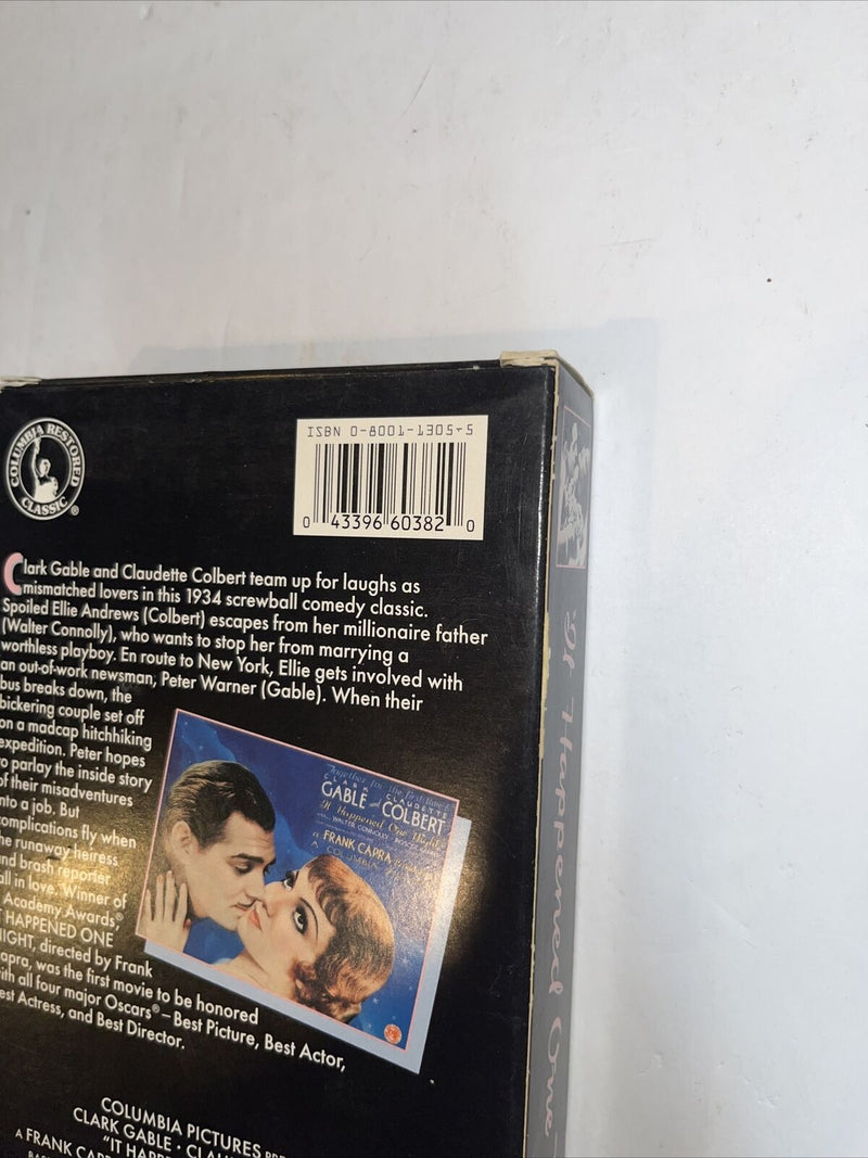 It Happened One Night (VHS, 1998, Closed Captioned)