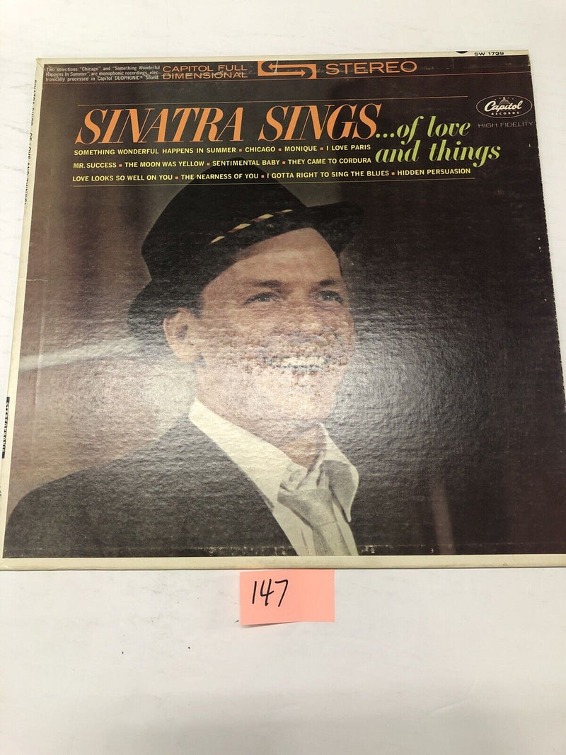 Frank Sinatra Sinatra Sings Of Live And Things  IVinyl LP Album