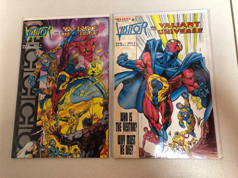 The Visitor (1995) #1-13 + Vs. Valiant Universe #1 & 2 (VF/NM) Complete Sets