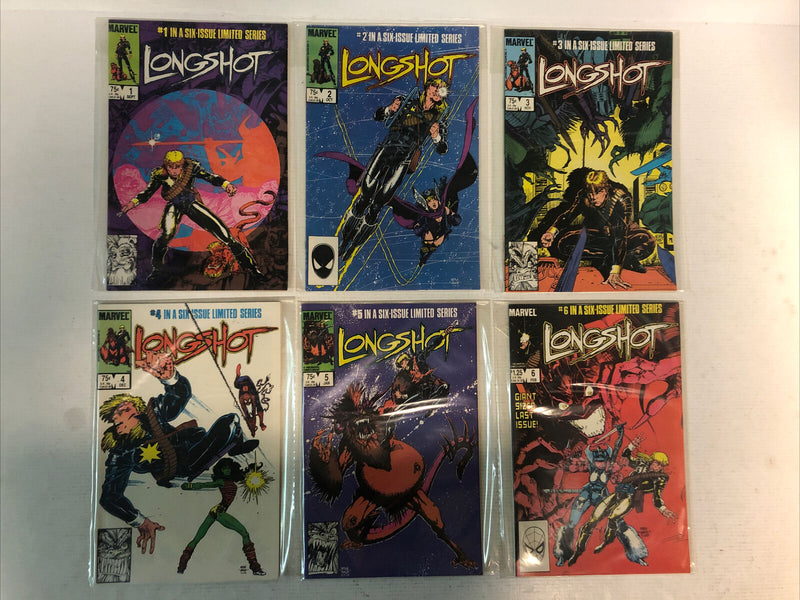 Longshot (1985) # 1- #6 (VF/NM)  Complete Set | Nocenti • Adams • Marvel Comics