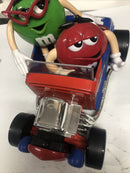 M&M Red And Green Rebel Without A Clue Candy Dispenser