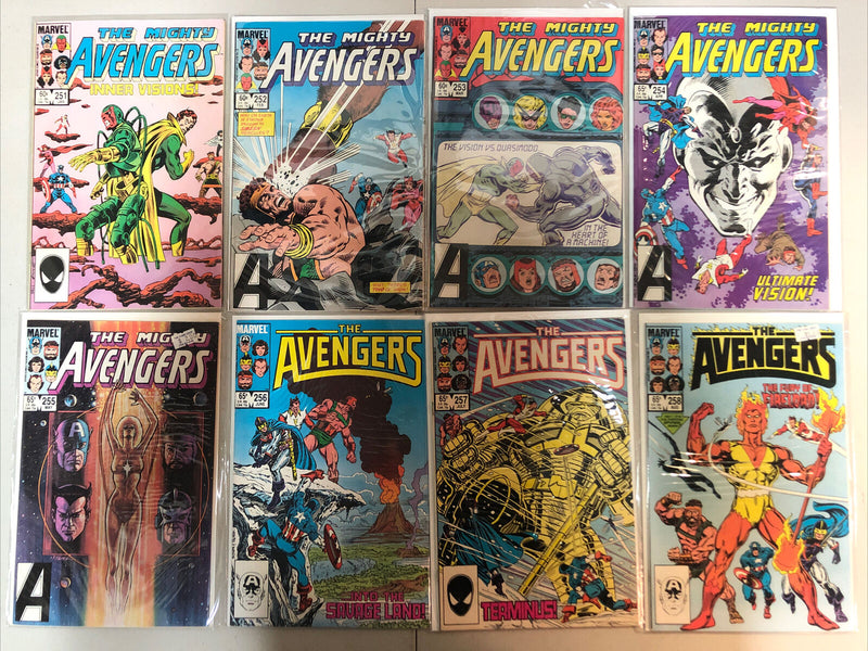 Avengers (1984) #251-300 Missing 281 Annual #14-17 (VF/NM) (257 VF) Set Lot Run