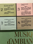 Musique  D’ambiance Et De Detente. 9  LP  Album Boxed Set Collection