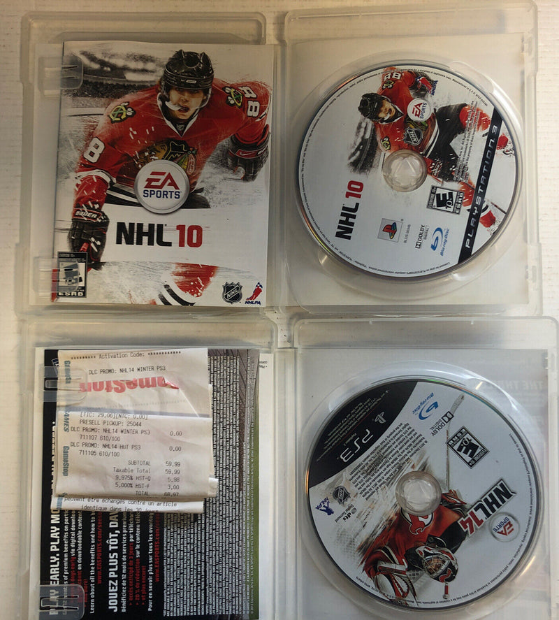 NHL 10,NHL 14 PS3 Bundle (2010-2014)