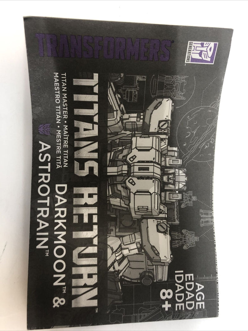 Transformers Titans Return Darkmoon & Astrotrain(2015)Complete Mint w/instruc