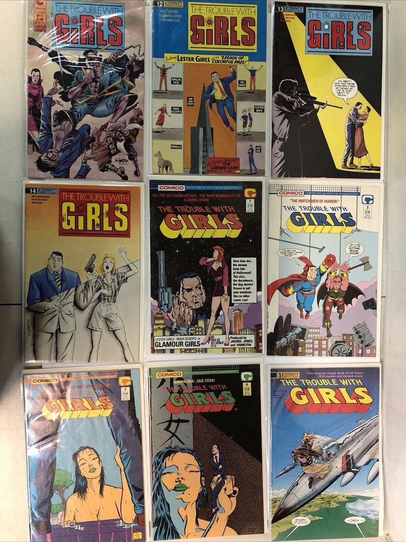 The Trouble With Girls (1987) Entire Series Total Of 43 Books (VF/NM) Malibu