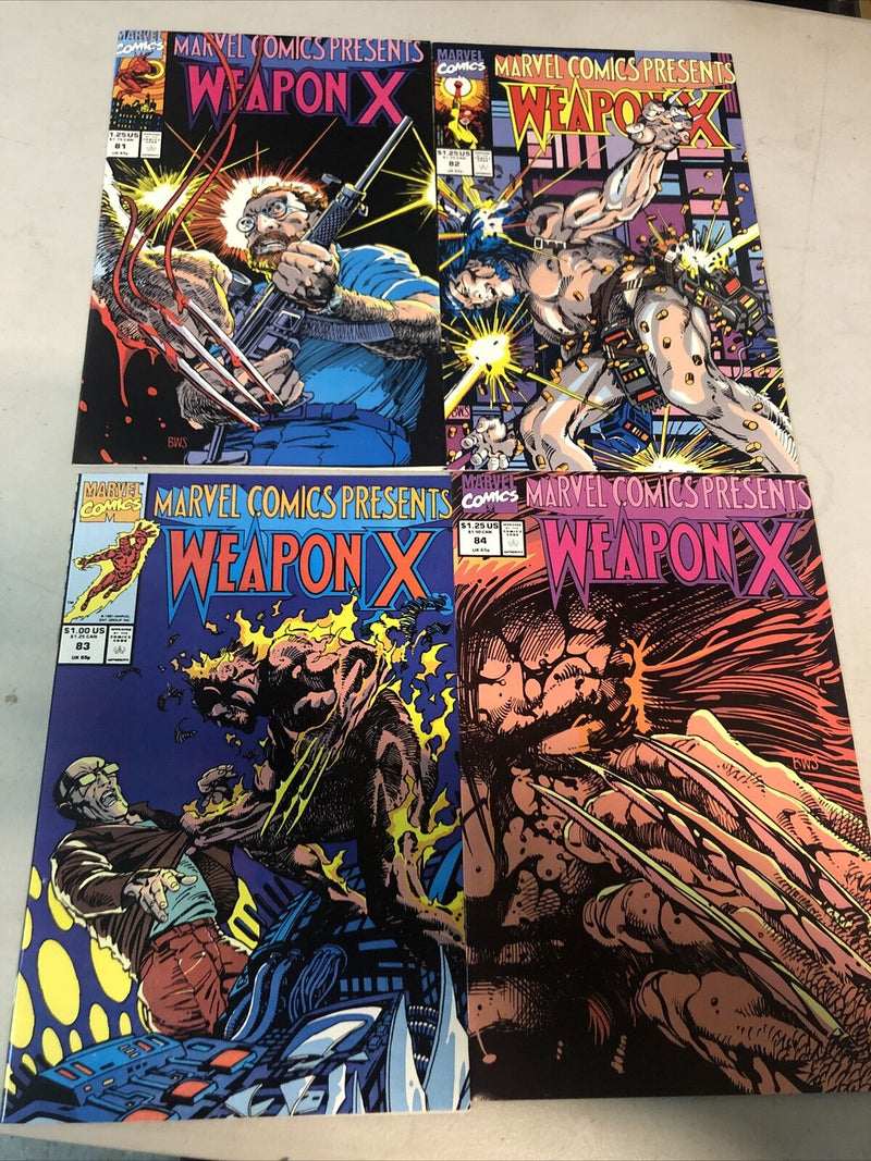 Marvel Comics Presents #72-84 (VF/NM) Missing #76 Set Weapon X Barry Smith Art