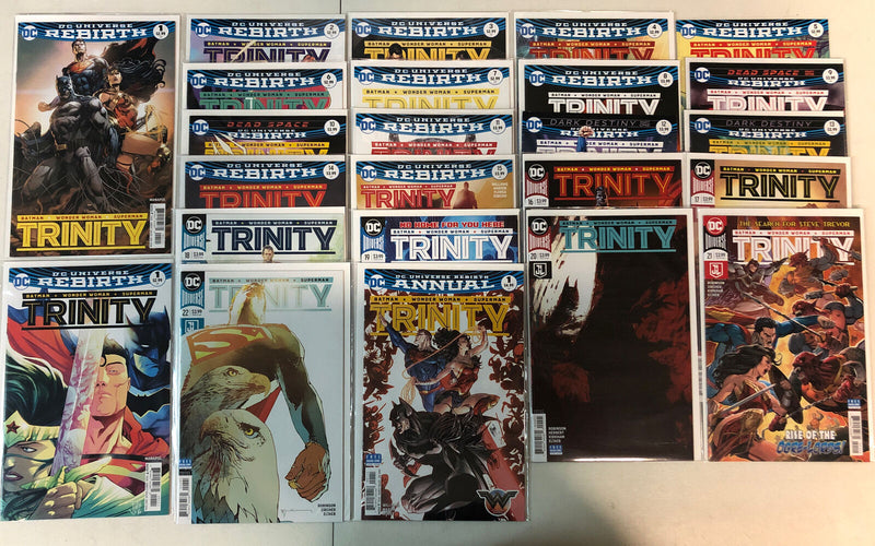 DC Universe Rebirth Trinity (2016) #1-22 + #1 Variant + Annual #1 (NM) Set DC