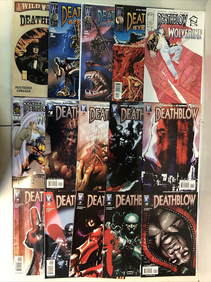 DeathBlow(1993) Set #1-23 & #1-9 &Special 1 &Wolverine 1-2 & Byblows 1-3 (VF/NM)