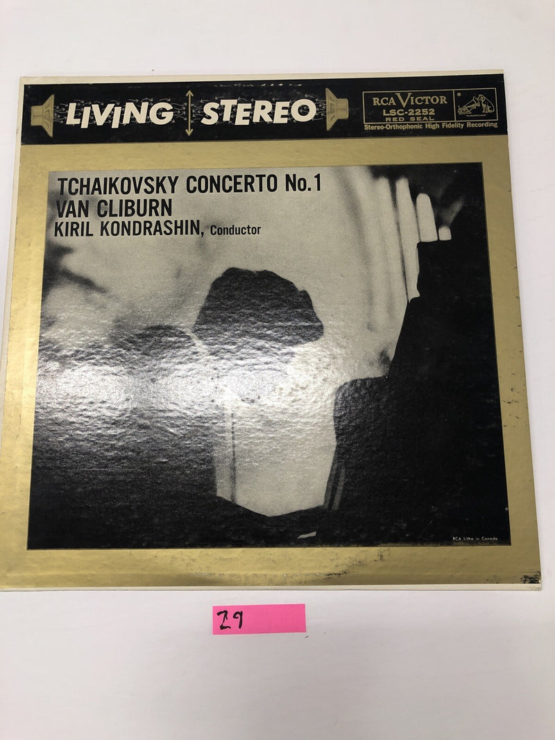 Tchaikovsky Concerto No.1 Conductor Kiril Kondrashin Vinyl LP Album
