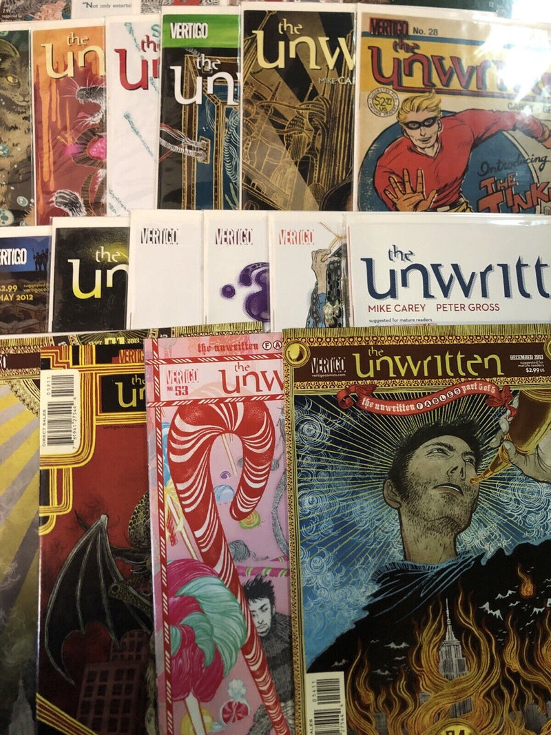 The Unwritten (2009) Set 1-54 Missing # 49 + The Unwritten Apocalypse Set # 1-12