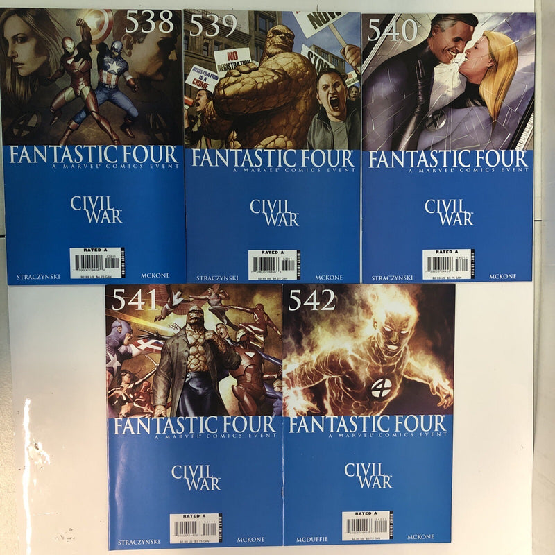 Fantastic Four: Civil War (2006) Consequential Set