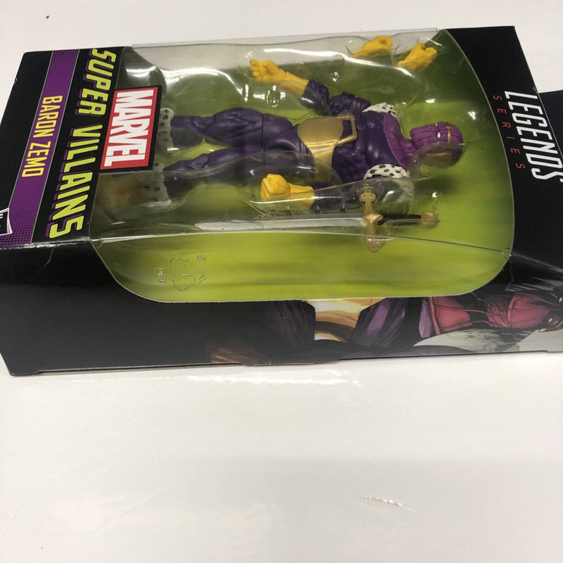 Hasbro Baron Zemo 6 inch•Action Figure • Super Villains •Marvel • Legends Series