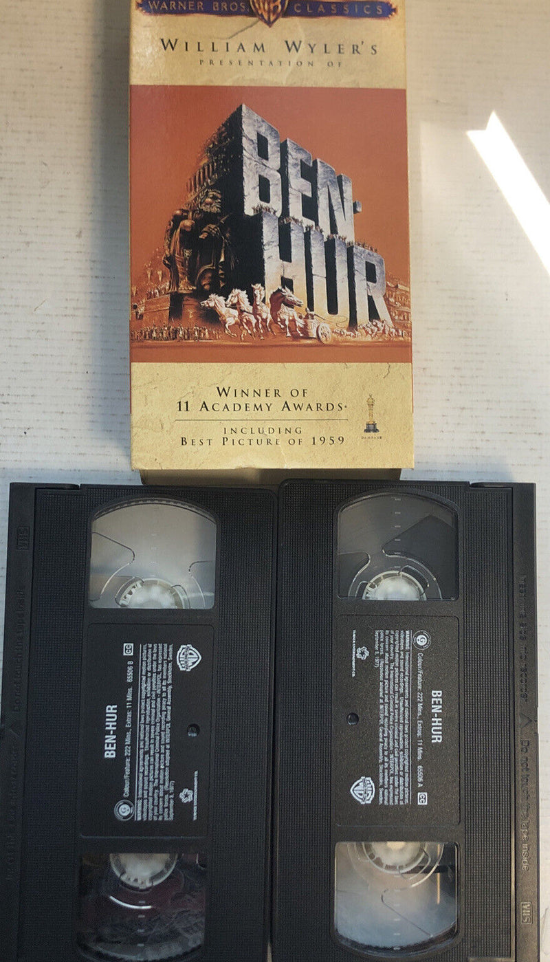 Ben-Hur (2001) Vhs (2-Tape Box Set) ~ William Wylers | Warner Bros Classic